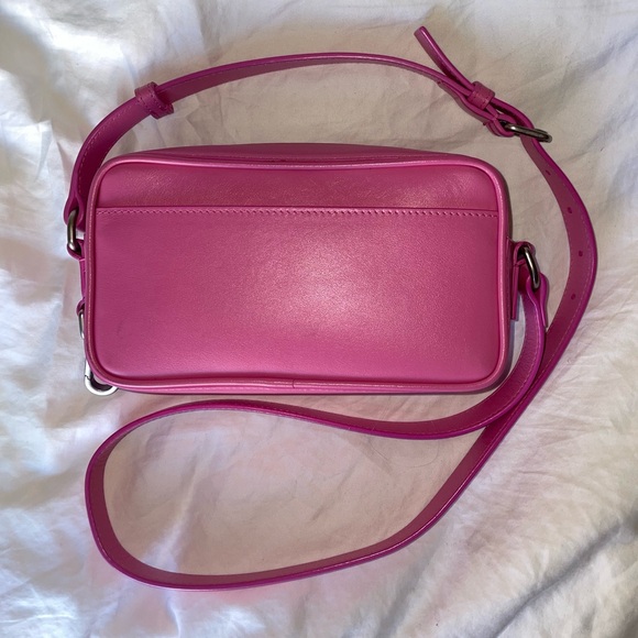 Jacquemus Le Baneto Pink Leather Crossbody Bag - Picture 4 of 5